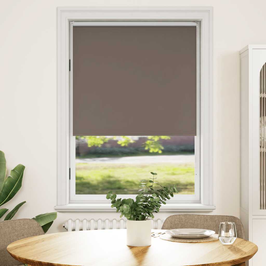Roller Blind Blackout 100 x 175 cm Coffee